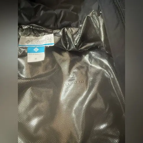 NWOT Columbia Omni heat lay ‘D’ down hooded down winter jacket Black Size M