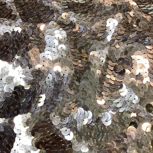 Vintage J. Renee Gold Sequin Clutch Handbag Chain Strap Evening Bag