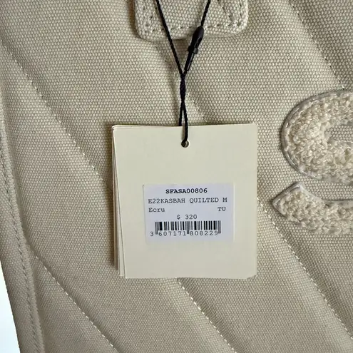 Sandro Kasbah Quilted Canvas Tote - NWT