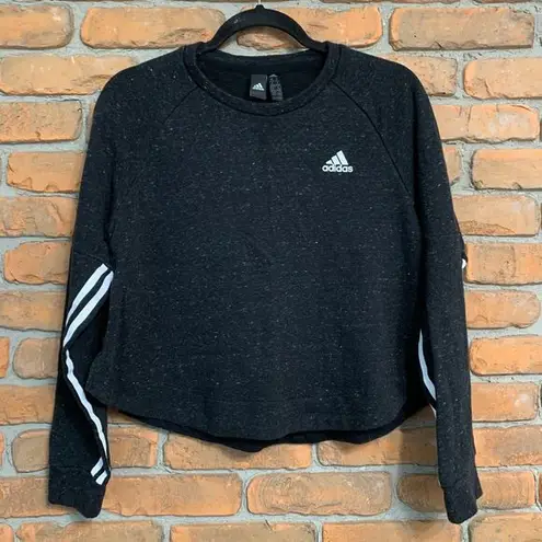 Adidas  Women's Sport 2 Street Cropped Sweatshirt Crew Neck Long Sleeve Size M