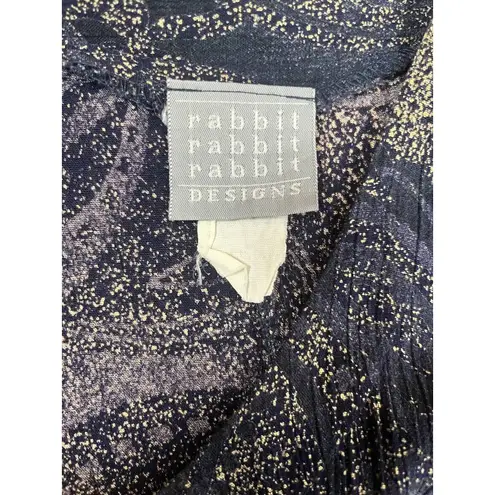 Rabbit Rabbit Rabbit Vintage A Line Dress Fall 8 Blue