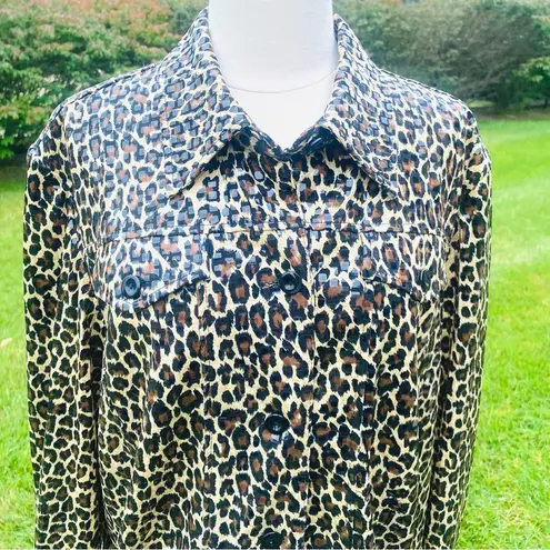 Perceptions WOMAN ANIMAL PRINT PLUS SIZE JACKET