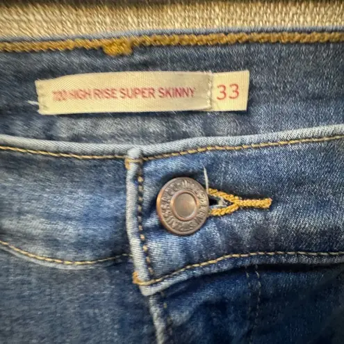 Levi's Levi 720s High Rise Super Skinny size 33 Women’s