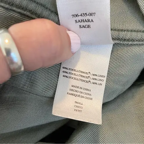 Rails  Sahara Sage Crop Military Style Jacket Size Small