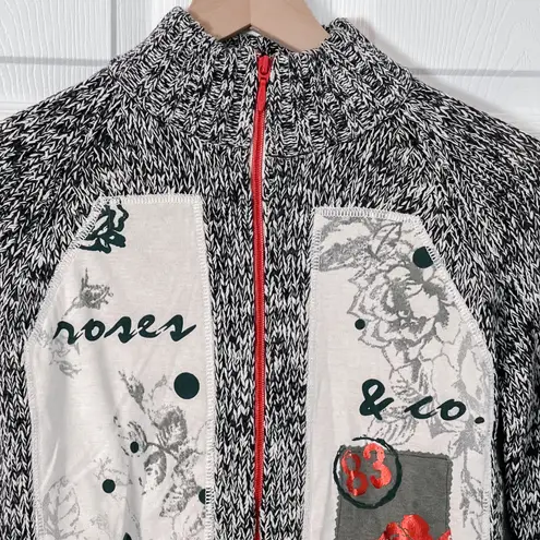 Twiggy London Rose Garden Zip Up Cardigan