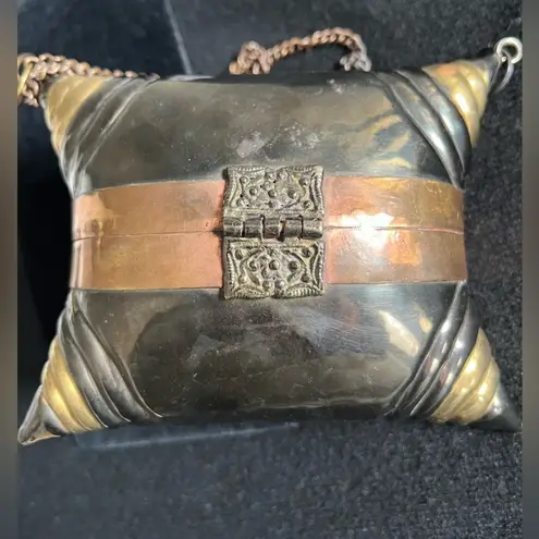 Vintage Art Nouveau Deco Pillow/Wedding Purse (Copper, Brass, Pewter) Gold