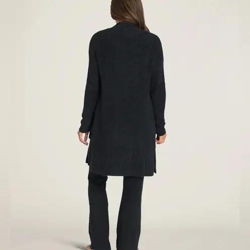 Barefoot Dreams CozyChic Lite Cardigan Black Women’s Size Small Open Front Soft
