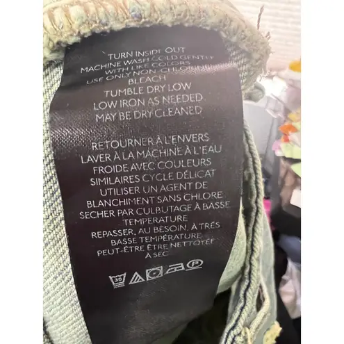 BDG  Low-Rise Flare Butterfly Applique‎ Denim Blue Jeans Size 25