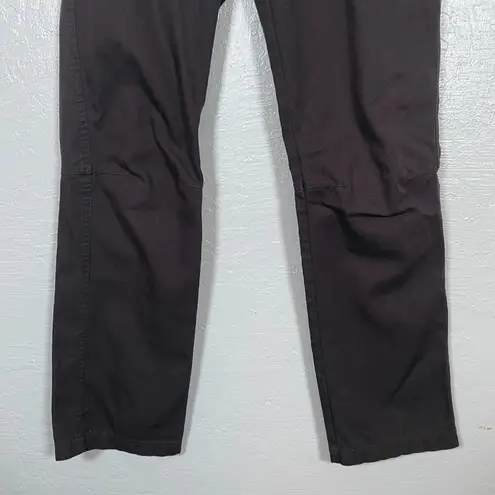 NAU Women 8 Brown Hiking Pants Organic Cotton Pockets Gorpcore Granola Girl