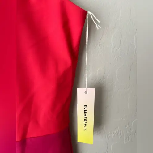 Summersalt the surge zip Front one piece swimsuit summer berry 12 NEW