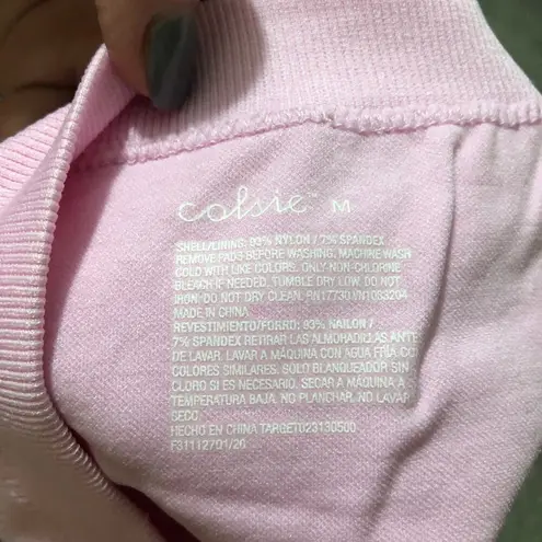 Colsie MEDIUM Ribbed Removable Pad Bandeau Bra