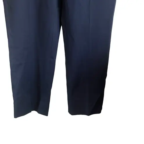 J Crew Women Pants 6 Navy Stretch Slim Fit Workwear Minimalistic Preppy Classic Blue