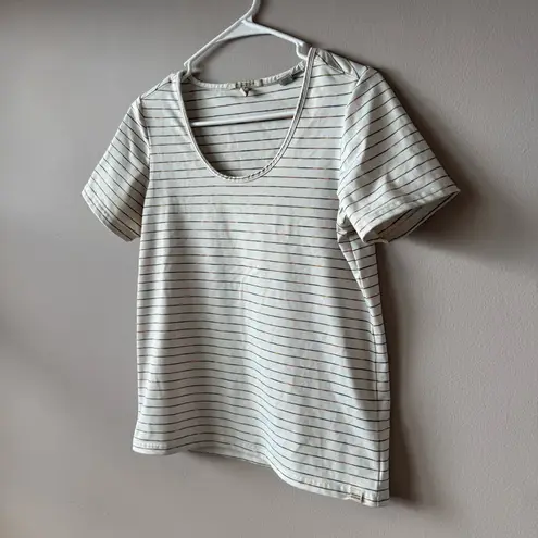 Scotch & Soda Women’s Maison Scotch Striped Cropped Shirt Top Size Small