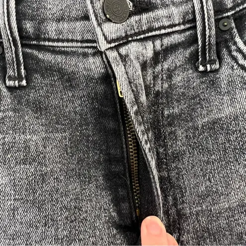 MOTHER The Insider Crop Step Fray in Train Stops Size 25 EUC Gray