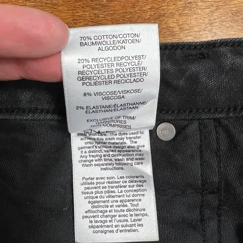 Silver Jeans Womens 16 Charcoal Black High Note Skinny Stretch Denim Ankle 36x26