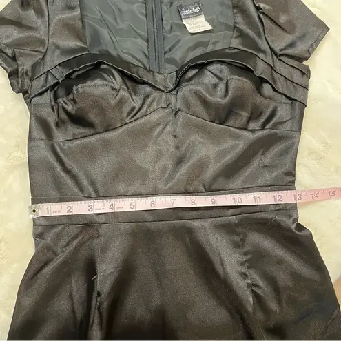 Frederick's of Hollywood Frederick’s of Hollywood Black Satin Bodycon Dress Size 2