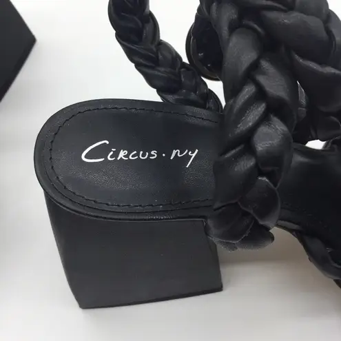 Circus by Sam Edelman NWOT Sam Edelman Circus Mable Black Braided Block Heel Sandal Size 8/38