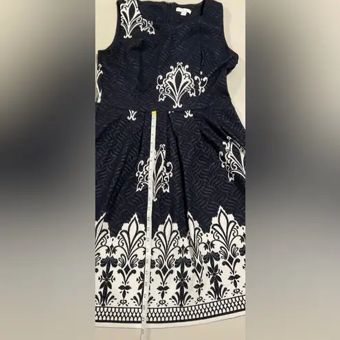 Ny&co New York & Stretch Floral A-Line Dress Woman's Size M