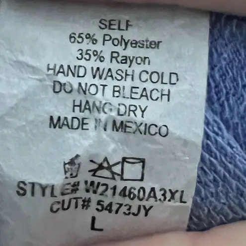 White Birch Tie-Dye V Neck Tunic T-Shirt