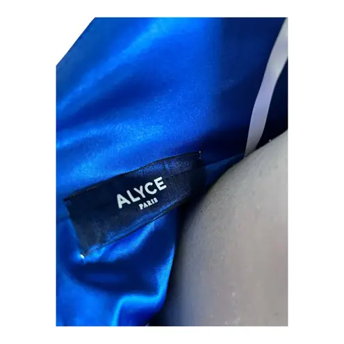 Alyce Paris Alyce 3703 Paris Blue Sleeveless Babydoll Dress Size 2