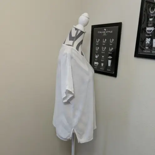 Purejill‎ J. Jill White Knit Blouse Size XS