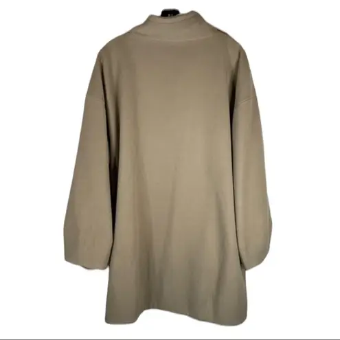 Alfani Tan Balloon Sleeves Coat Jacket Size 14