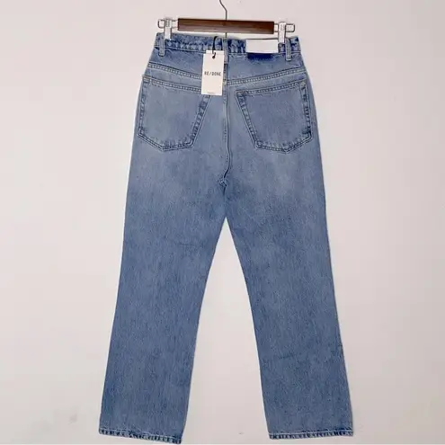 RE/DONE Redone Denim '70s Loose Flare Leg Jeans Indigo Stud