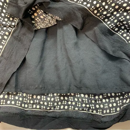 Promod Black and White Bubble Mini Skirt Size 8