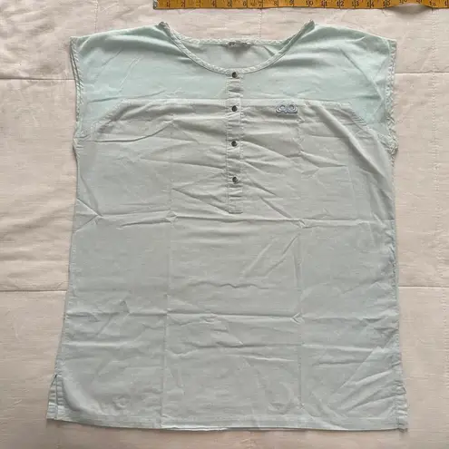 Courreges Baby Blue Square Shirt size 9