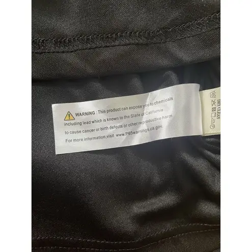 “New In”Black Mini Women’s Dress with Crisscross Back Size S Lined Black