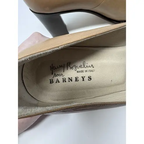 barney's new york Henry Beguelin Barneys Brown Pumps Heels Made In Italy EUR 38.5 US 8-8.5
