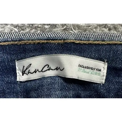 KanCan New High Rise Skinny Women's Jeans Size 24 Plus Inseam 28 in. Distressed Blue
