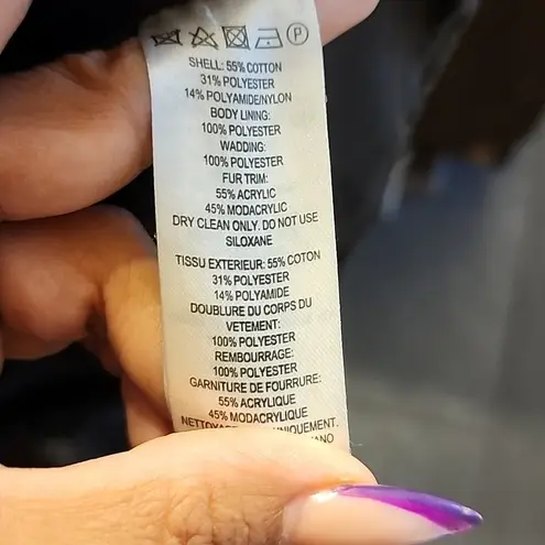 French Connection  parka heavy long green winter heavy jacket size 6