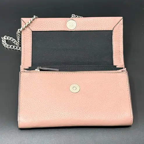 Vince Camuto  Zosia Pebbled Leather Crossbody Bag in Vintage Quartz Old Rose Pink