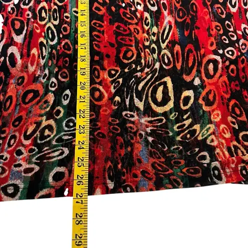 Alberto Makali Women Abstract Tunic Top Sz 3X Oversized Stretch Artsy Maximalist
