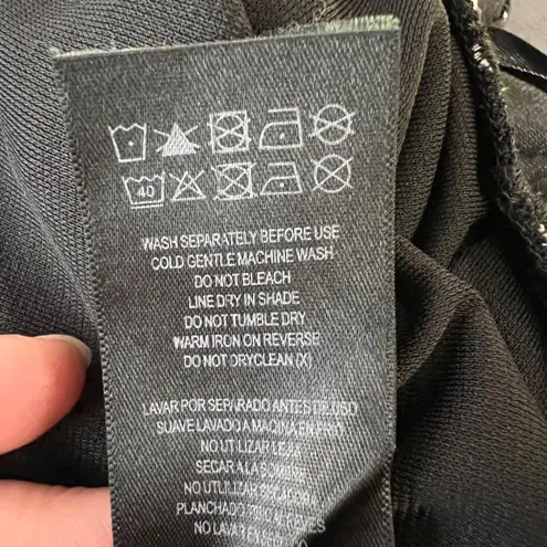 City Chic Womens Shorts Romper Floral Print Tie Front Black White Size XL 22