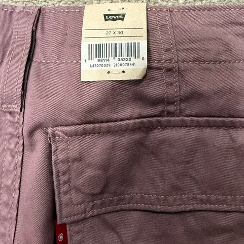 Levi's Levi’s Dusty Rose Taupe Mid Rise ‘94 Baggy Cargo Pants Size 27