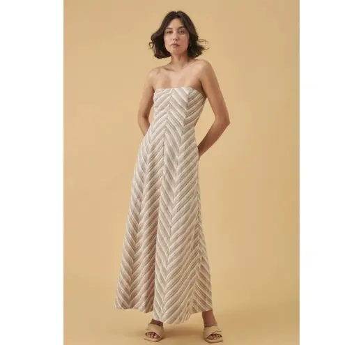 MON RENN EUPHORIA STRAPLESS DRESS