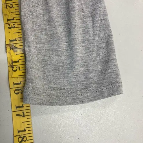 ENOUGH ABOUT ME Women’s Longline Open Front Cardigan Shrug Gray Size 1X