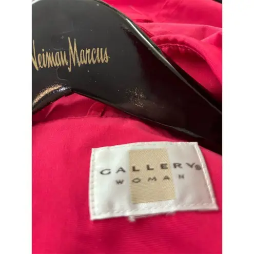 Gallery Woman Pink Double Breasted Jacket Size 2X Casual Fall Lightweight