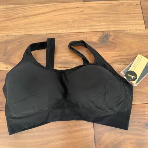 Truekind Daily Comfort Wirefree Shaper Bra Black Everyday Support Size XXL