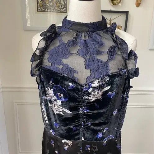 Rebecca Taylor  Violet Dress Black Combo $595 12