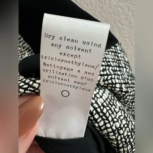 Rag and Bone  Adeline Tweed & crepe hi-lo top Size Small $295