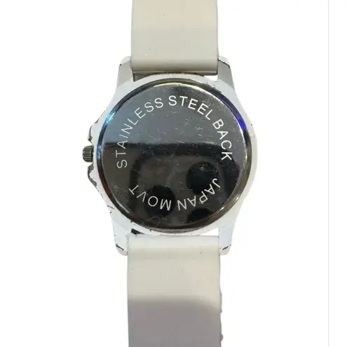 White & Silver Cross Watch