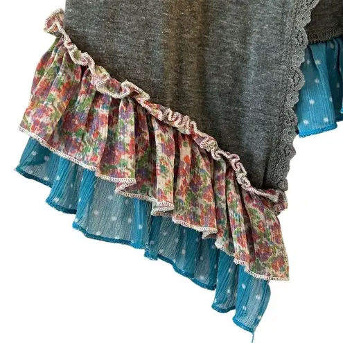 Spoiled Women's Gothic Cosplay Ruffled Sleeveless Vest Blouse Multicolor Size S Pink