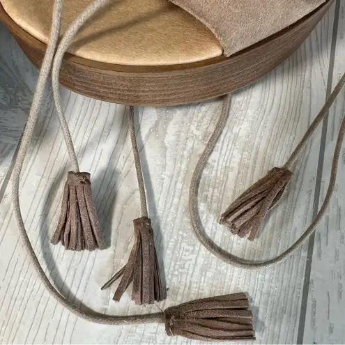 barney's new york Leather Lace Up Sandals