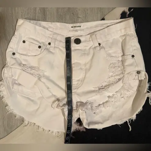 One Teaspoon 🤍ONE By:•WHITE BANDITS•Size:27🤍