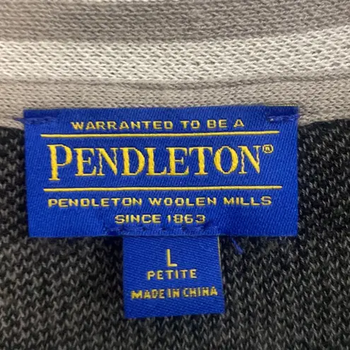 Pendleton Linen Blend Cardigan Sweater