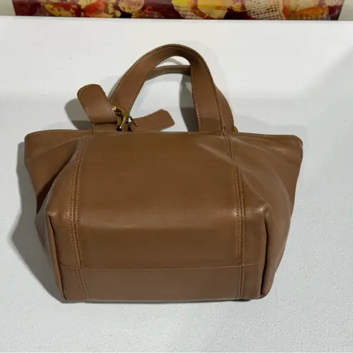 Vintage Coach Bag Brown Leather Putty Taupe Hobo Bucket Purse Grain Leather Read Tan
