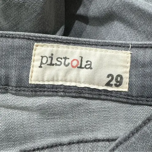 Pistola Grey Cropped Raw Hem Jeans Women’s 29